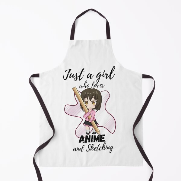 Item preview, Just a Girl who Loves Anime and Sketching designed and sold by BBMarioni.