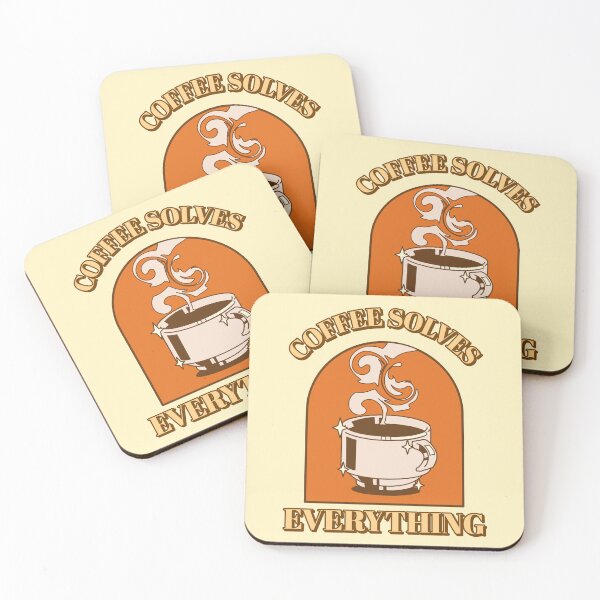 Item preview, Coffee Solves Everything - Gift For Coffee Enthusiast designed and sold by SwordsAndCharms.