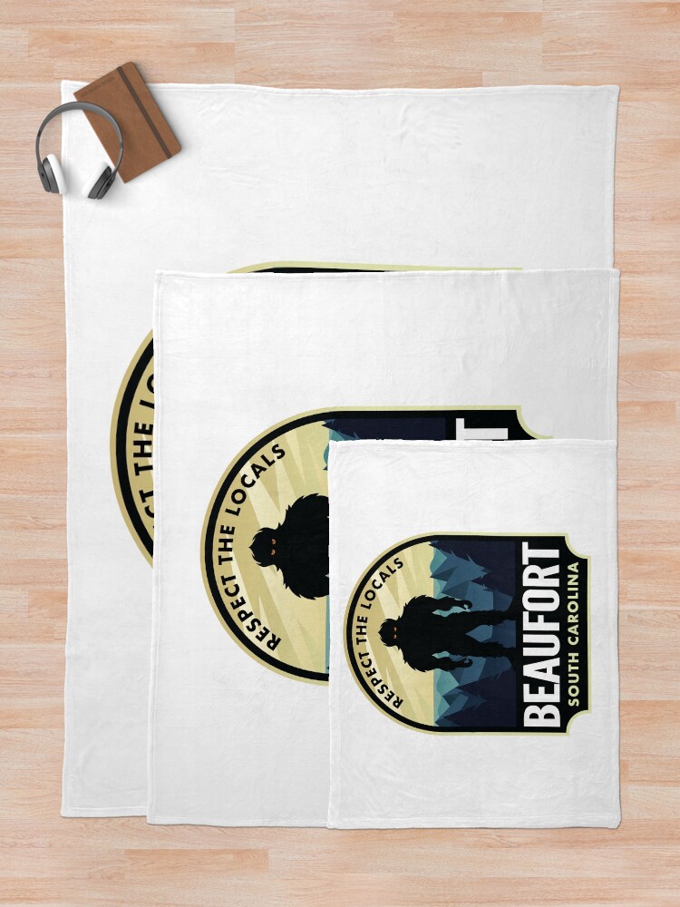 Imagen 5 de 6, Manta con la obra Beaufort South Carolina, diseñada y vendida por HalpinDesign.