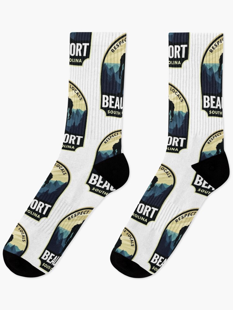 Imagen 1 de 5, Calcetines con la obra Beaufort South Carolina, diseñada y vendida por HalpinDesign.
