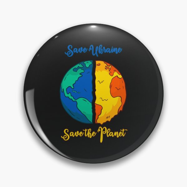 Item preview, Humanitarian Aid  Save Ukraine - Save the Planet Sticker designed and sold by marcipattysk1i.