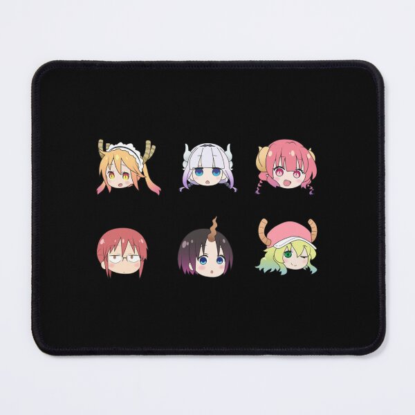 Item preview, Miss Kobayashi&x27;s Dragon Maid Chibi Heads Classic . designed and sold by zicohoneybear.