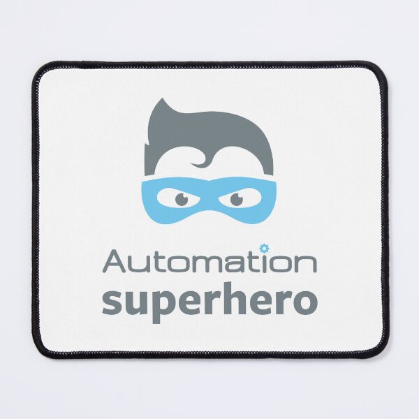 Item preview, Automation Superhero Blue designed and sold by automationart.