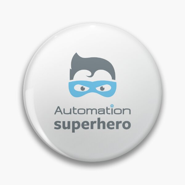 Item preview, Automation Superhero Blue designed and sold by automationart.