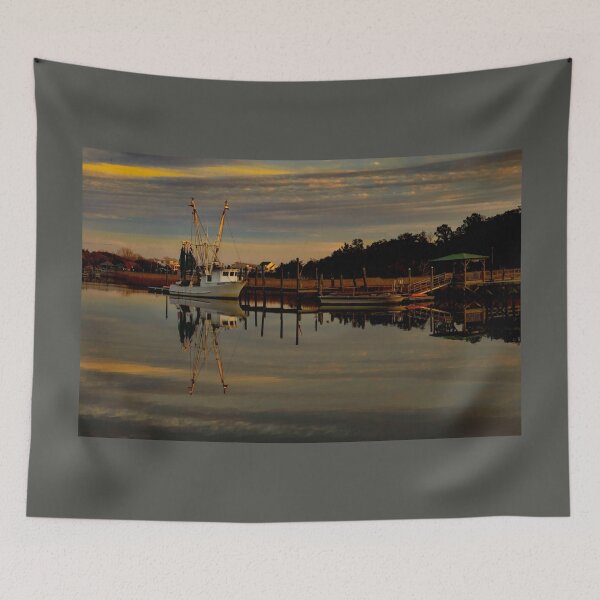 Item preview, Shrimper Home for the Night designed and sold by nbrandsberg.