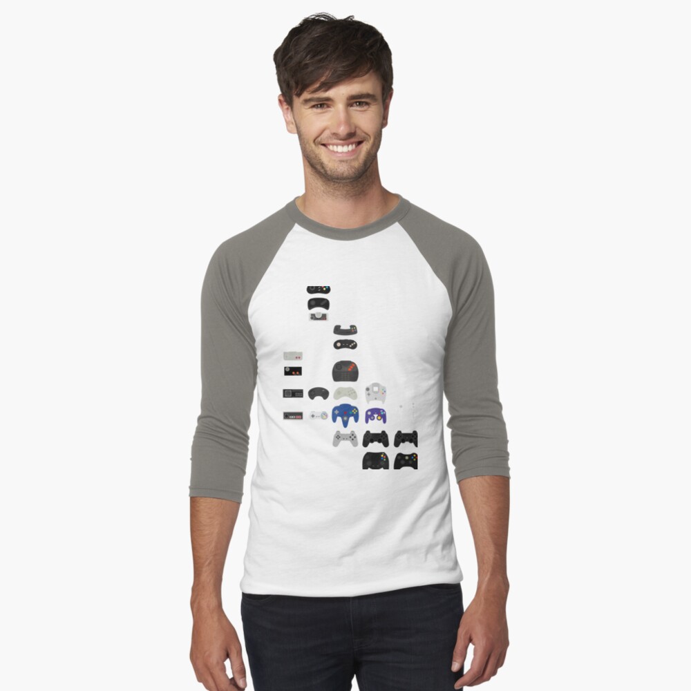 Aperçu de l'œuvre T-shirt baseball manches ¾ créée et vendue par M1D33L.