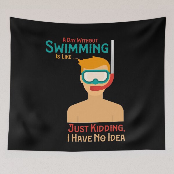 Item preview, Men A Day Without Swimming Is Like Just Kidding I Have No Idea designed and sold by pedrored369.