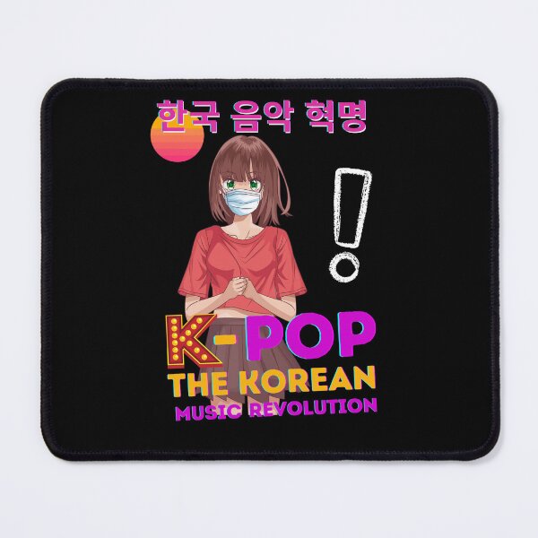 Item preview, A young manga-style girl loves k-pop music designed and sold by Goliardika-Shop.