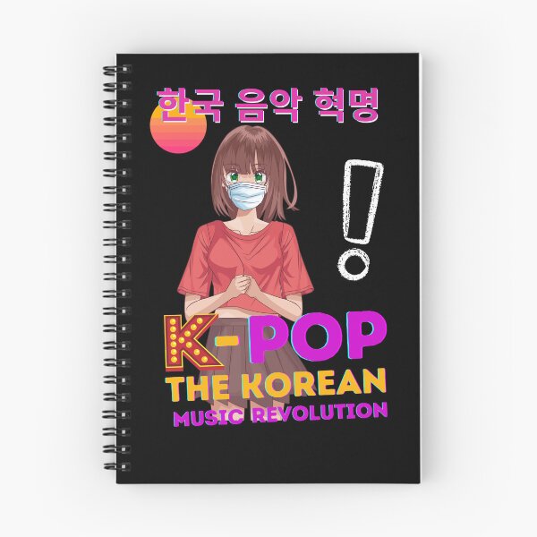 Item preview, A young manga-style girl loves k-pop music designed and sold by Goliardika-Shop.