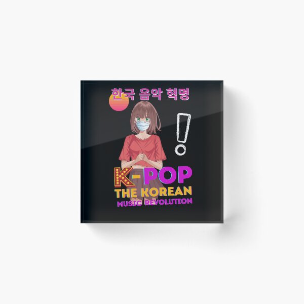 Item preview, A young manga-style girl loves k-pop music designed and sold by Goliardika-Shop.