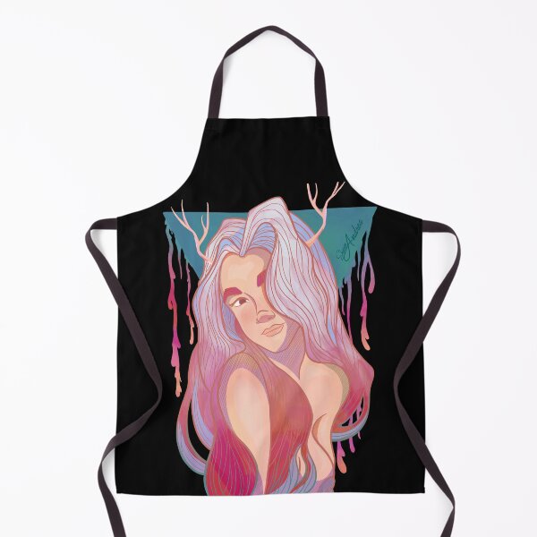 Item preview, horned girl designed and sold by AndreaShivanArt.