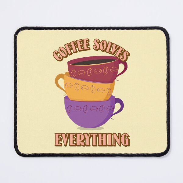 Item preview, Coffee Solves Everything - Gift For Coffee Enthusiast designed and sold by SwordsAndCharms.