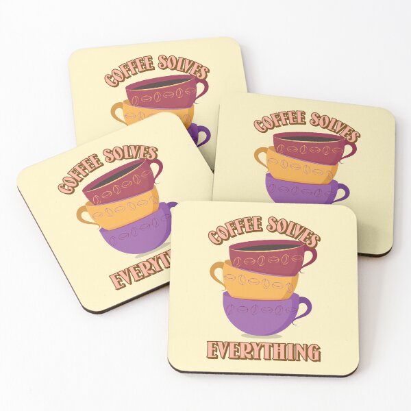 Item preview, Coffee Solves Everything - Gift For Coffee Enthusiast designed and sold by SwordsAndCharms.