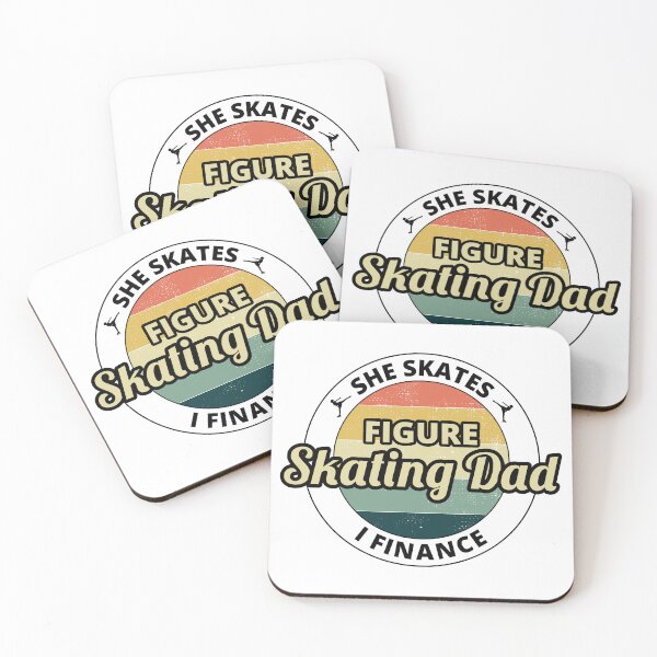 Item preview, Figure Skating Dad Ice Skater Skate Dance Fathers day designed and sold by CuteDesigns1.