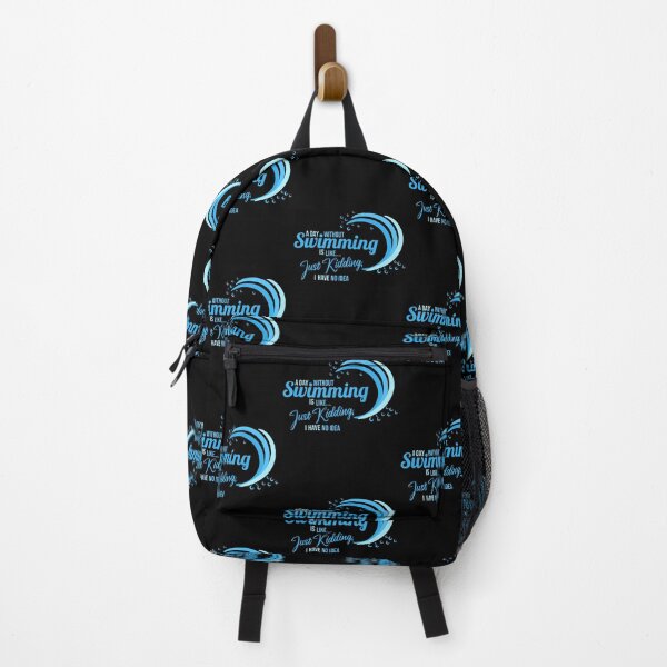 Item preview, A Day Without Swimming Is Like Just Kidding I Have No Idea Blue ,Cute Wave designed and sold by pedrored369.
