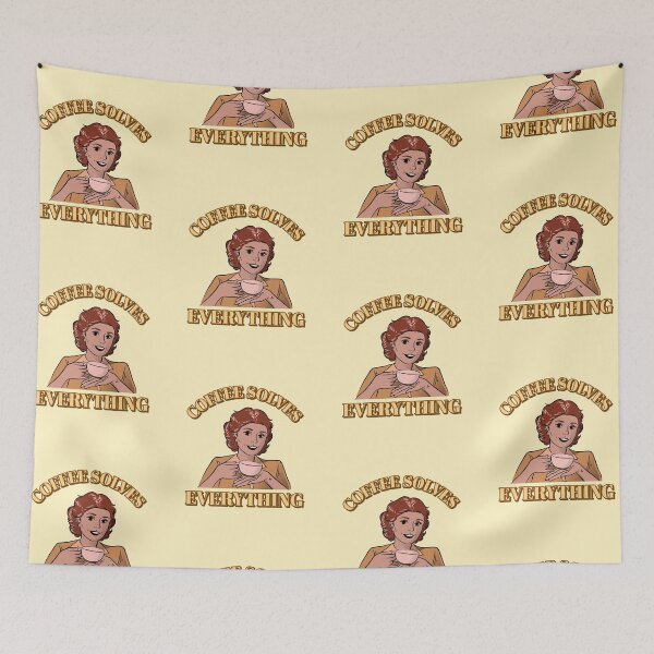 Item preview, Coffee Solves Everything - Gift For Coffee Enthusiast designed and sold by SwordsAndCharms.