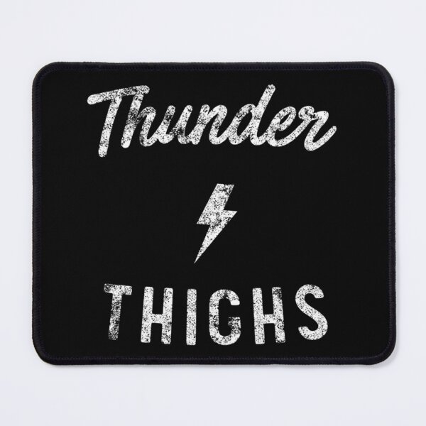 Item preview, Thunder Thighs Fitted T-Shirt designed and sold by stewaales6.