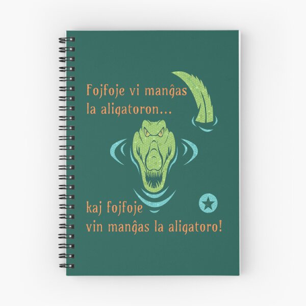 Item preview, Fojfoje vi manĝas la aligatoron... (Oranĝa kaj Kerko) designed and sold by Zebastjan Johanzen.
