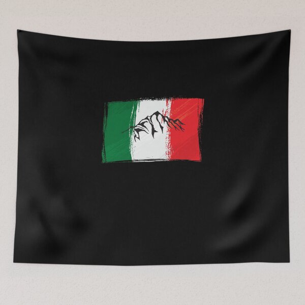 Item preview, Italy Mountain Sports Sports Snowboarding Powder Rider Snowboard Lover Flag Nati designed and sold by cohenashl6.