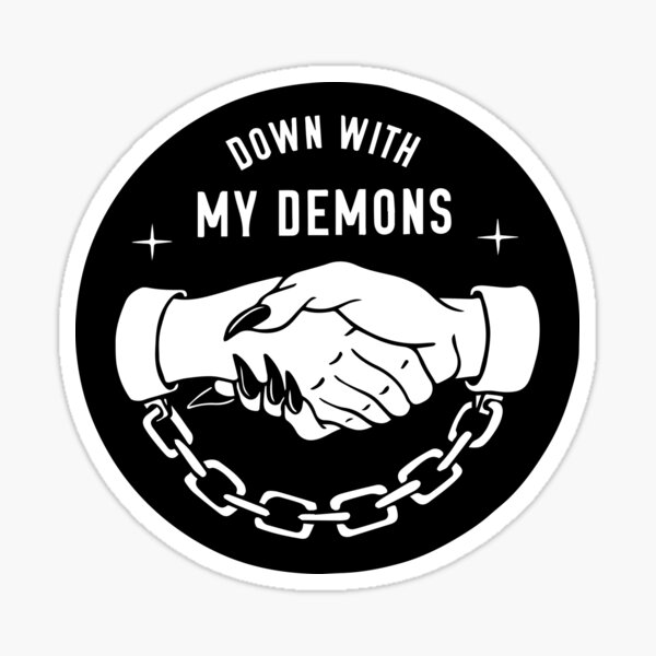 Down with my hot sale demons hoodie