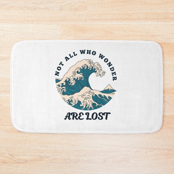 Item preview, Not all who wonder are lost black travel and adventure design designed and sold by danmsimi.