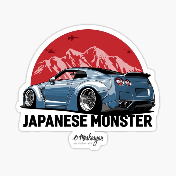 Gtr R35 Stickers for Sale | Redbubble