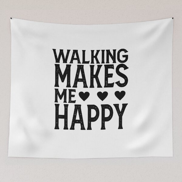 Item preview, Walking Makes me Happy designed and sold by ccabreira.