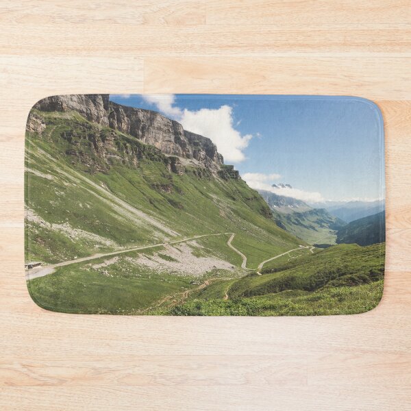 Item preview, Curvy mountain road in the swiss alps designed and sold by StohlerPhotos.