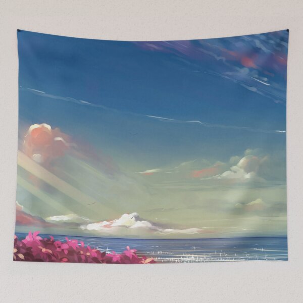 Item preview, Magical View- Anime Sea and Sky designed and sold by NotUrAverageART.