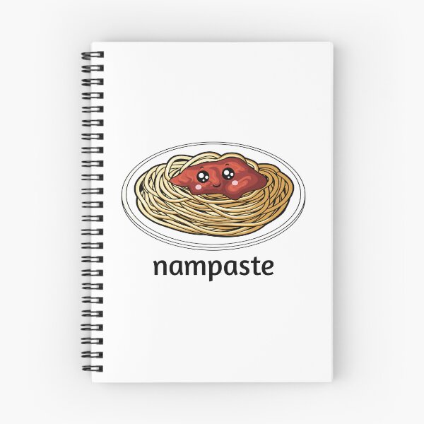 Item preview, NAMPASTE - Noodles Spaghetti Cute Kawaii Face Pun designed and sold by EstelleStar.