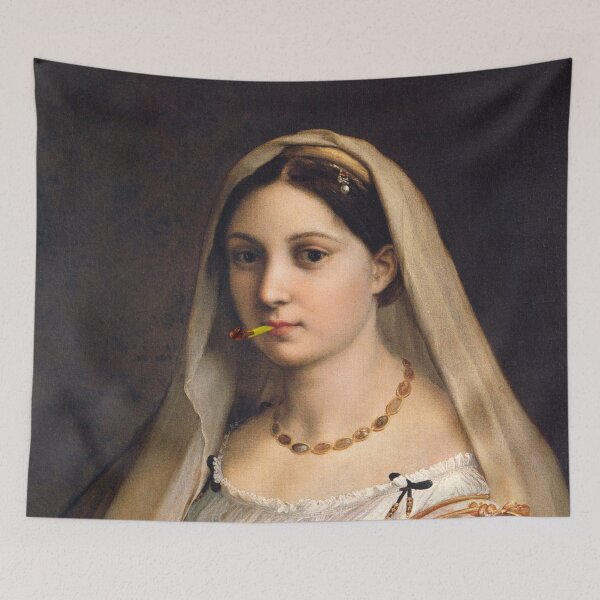 Item preview, 02_Vintage portrait with party blower designed and sold by ESCAPZ.