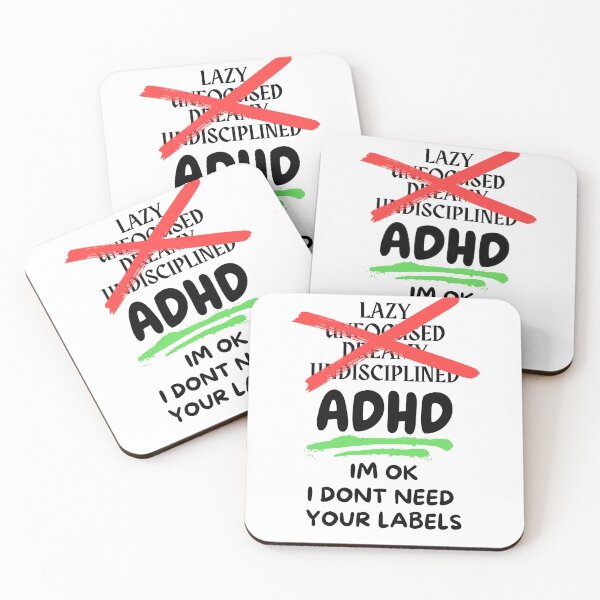 Item preview, ADHD - Im OK, I dont need your labels - Option 1 designed and sold by TheBerriesADHD.