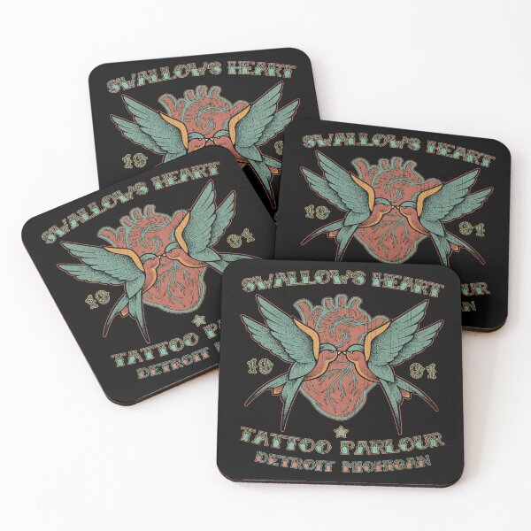 Item preview, Swallow's Heart, Traditional Songbird Tattoo, Old School, Studio Detroit Michigan designed and sold by Proverbial Wisdom Design.