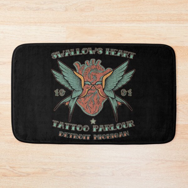 Item preview, Swallow's Heart, Traditional Songbird Tattoo, Old School, Studio Detroit Michigan designed and sold by Proverbial Wisdom Design.