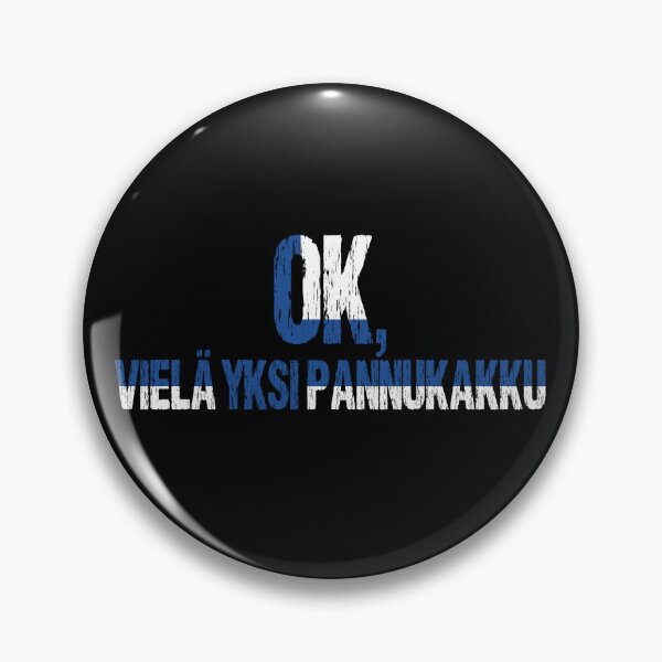 Item preview, OK, One More Pancake Funny Finnish Food Lover Finland Flag designed and sold by Nirvanibex.