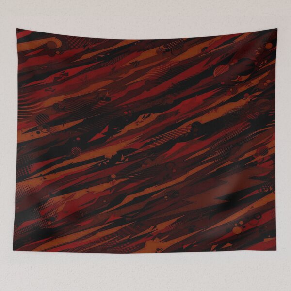 Item preview, red and black camouflage designed and sold by si3iy.