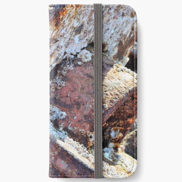 Rusty Metal-Natural-Color iPhone Wallet