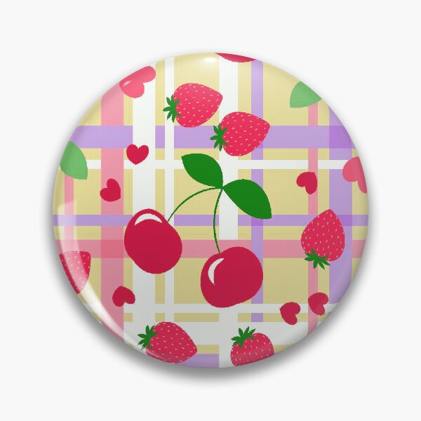 Item preview, Cherries and hearts with background check. designed and sold by SandraPDesigns.