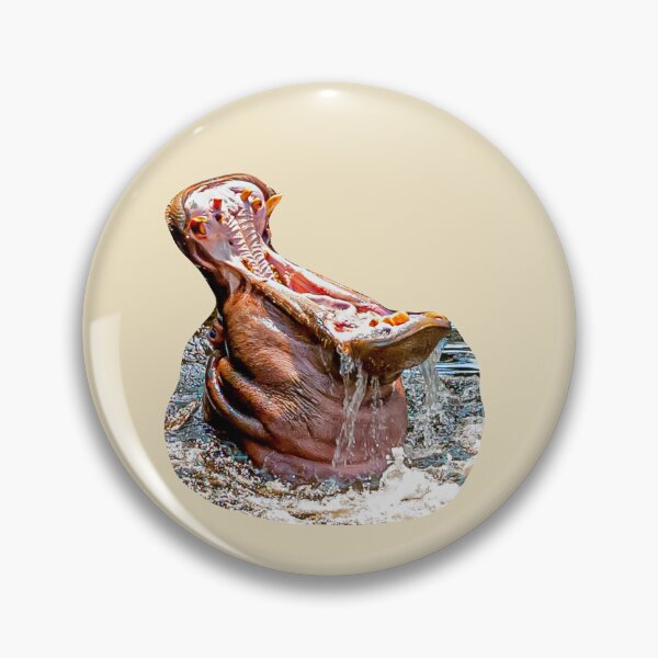 Artikelvorschau, Weit geöffnet für den Zahnarzt Herrn Hippo entworfen und verkauft von Dalyndigital Photography.