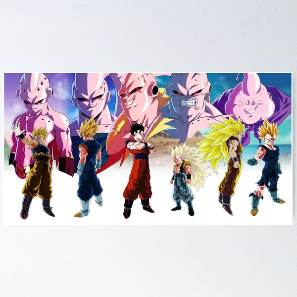 Dragon Ball Z - Cell Saga Classic . Poster for Sale by hoevelehopsa