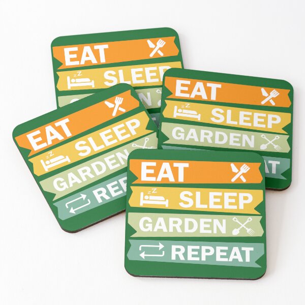 Item preview, Eat Sleep Garden Repeat. Funny Garden quote, garden lover designed and sold by DesignHouse07.