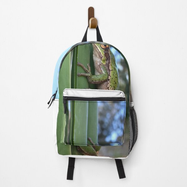 Item preview, Green frogs on cattails designed and sold by Evergreen91.