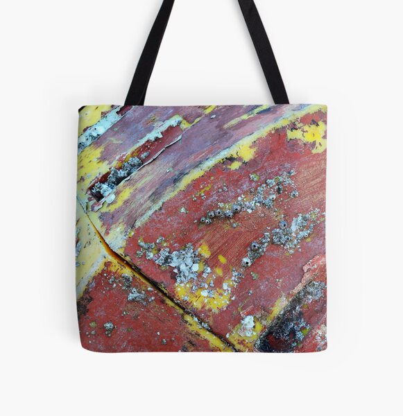 Rusty Metal-Natural-Color All Over Print Tote Bag