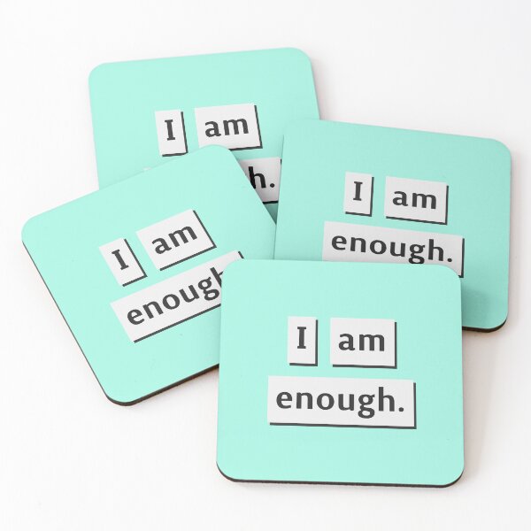 Item preview, I am Enough. designed and sold by MY HAPPY PLACE .
