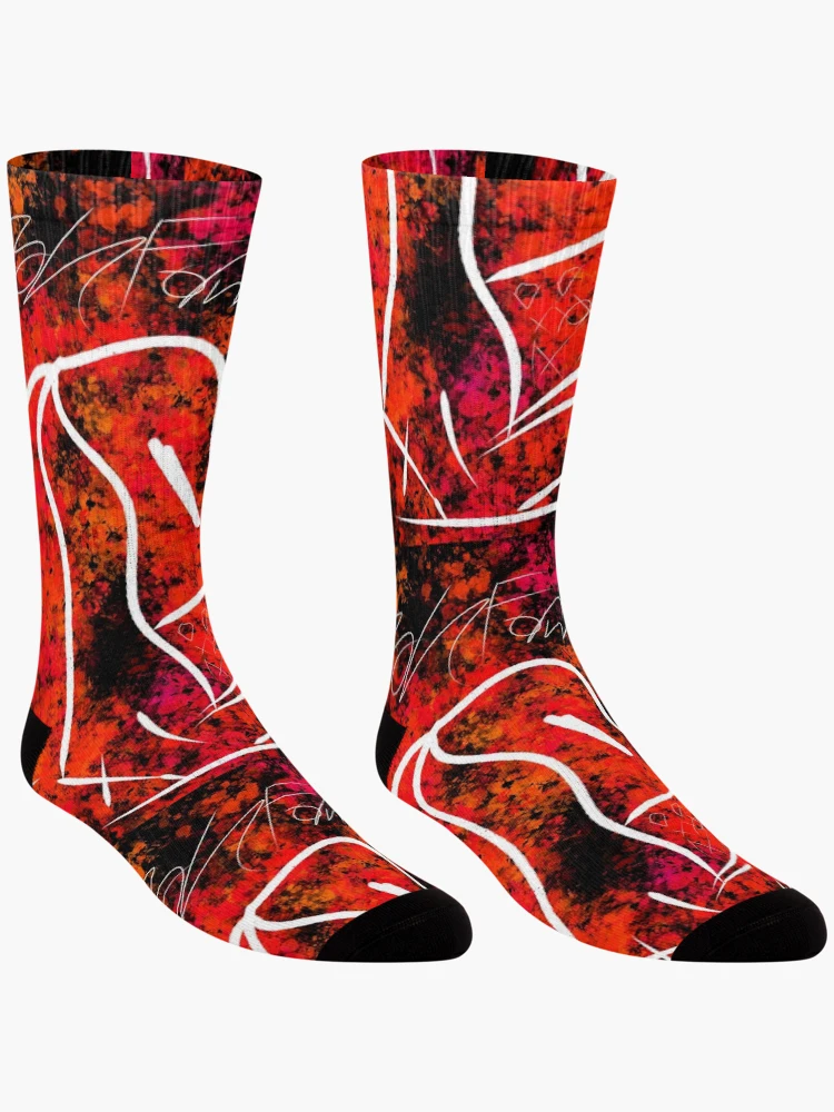 Thumbnail 3 of 5, Socks, Look forward  designed and sold by RyeBread26.