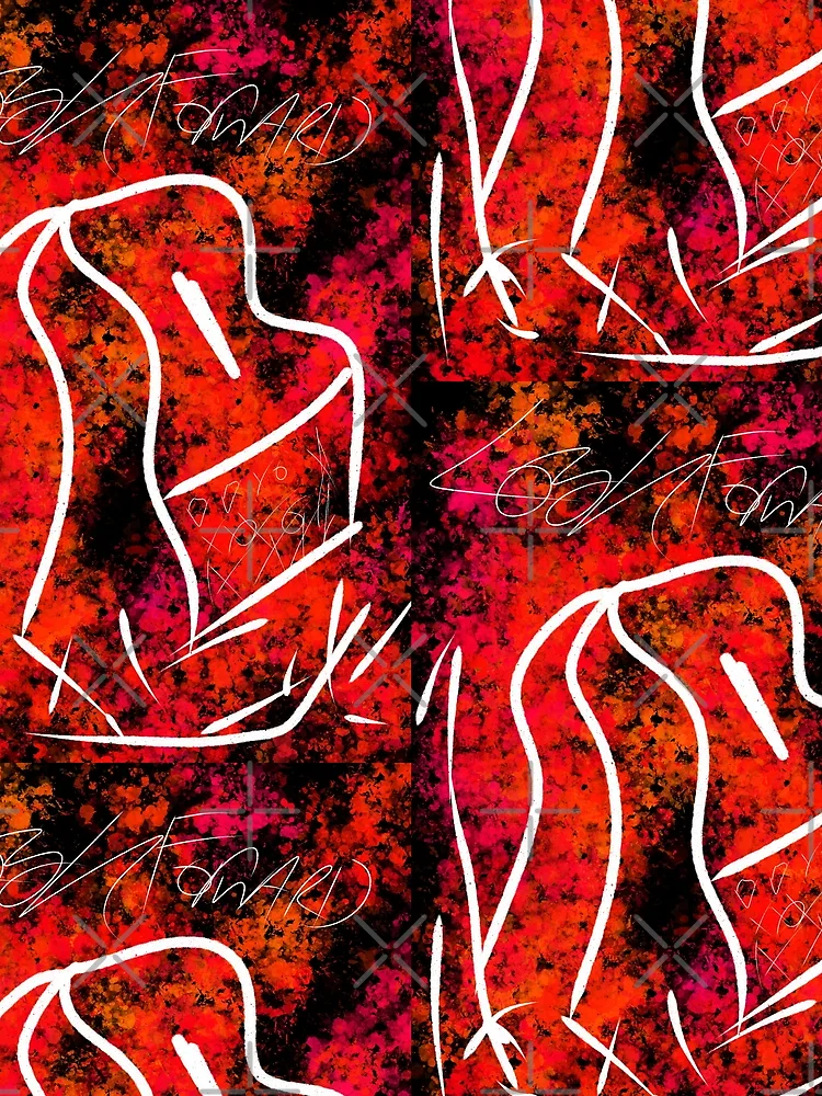 Thumbnail 3 of 3, Scarf, Look forward designed and sold by RyeBread26.