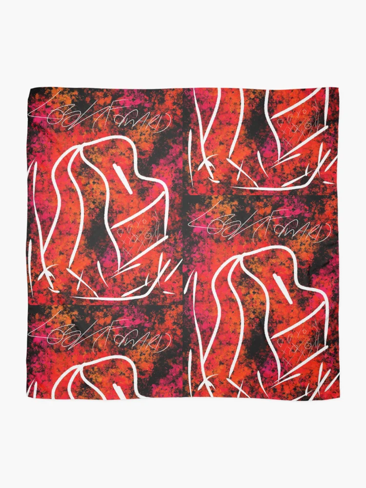 Thumbnail 2 of 3, Scarf, Look forward designed and sold by RyeBread26.
