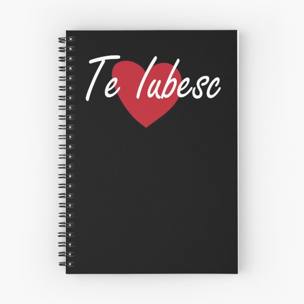 Item preview, Te Iubesc I Love You Romanian Dragoste Cute Red Heart designed and sold by Nirvanibex.