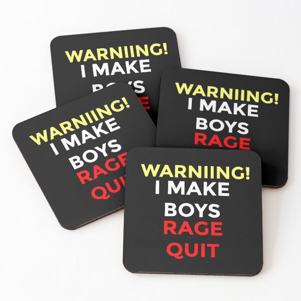 Item preview, Warning! I Make Boys Rage Quit designed and sold by Gamerss4Life.
