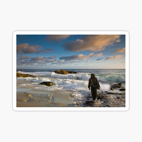 JESUS- FOLLOW ME AND I WILL MAKE YOU FISHERS OF MEN Sticker